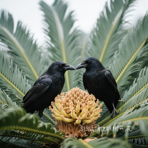 乌鸦说情话铁树开了花