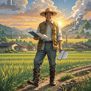 乡镇公仆泥土的勋章