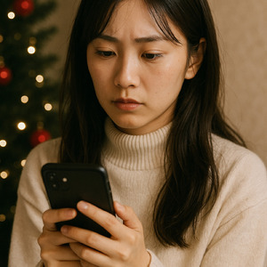 返信の速度だけで愛情を測ってしまうクリスマス前