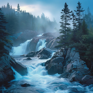 Sueño Junto Al Río Que Fluye Suavemente