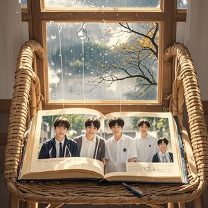 老相册里的雨