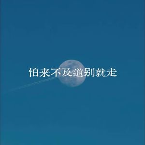 怕来不及道别就走