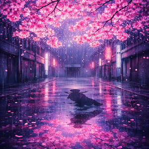 桜雨