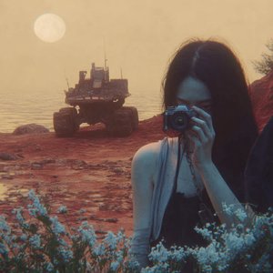 白い砂に描いた足跡