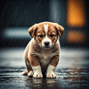 迷子の仔犬を探して