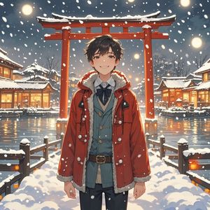 朱红冬日满人间