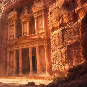 Dawn at the Lost City of Petra