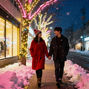 粉雪のクリスマス