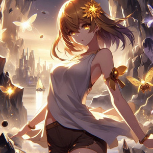 蛍光色のトーテムポール