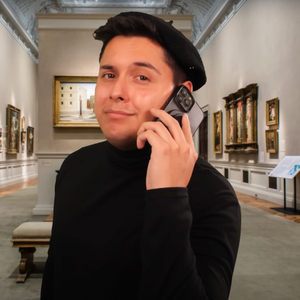 Telling you about the painting