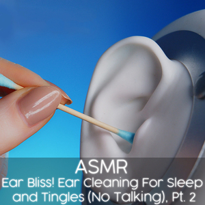 ASMR Ear cleaning with mascara brushes