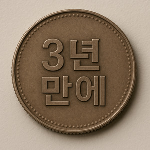 3년만에