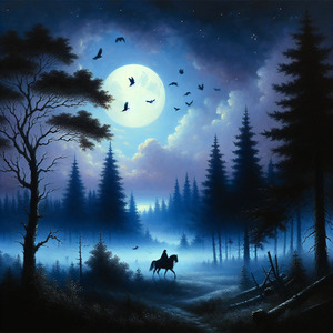 В поле чистом серебрится