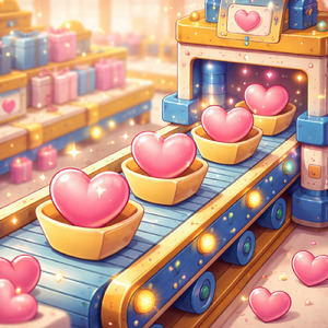 ベルトコンベアより速く、恋が進んでる