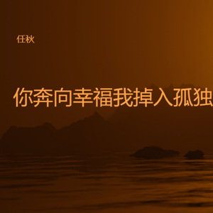 你奔向幸福我掉入孤独