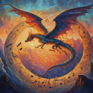 ファイアードラゴンの背に乗って