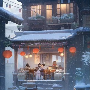 冬日渡—炊雪人间