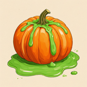 DIY Pumpkin Slime