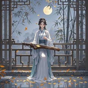 残月下的旧琴弦-红薯泪