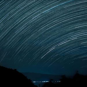 雨，夜，流星～和你