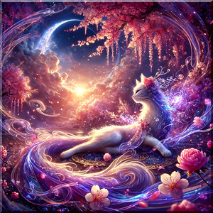 天華ノ猫騒ギ 天に咲く桜と猫たちの宴