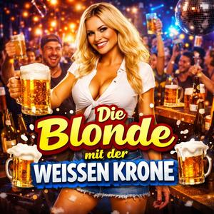 Die Blonde mit der weissen Krone