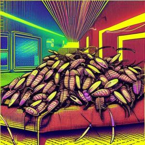 stomping on a million roaches