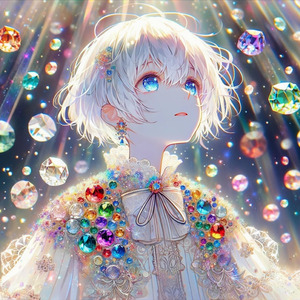 宝石が降り続く世界で