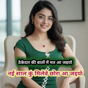 ठेकेदार की बातों में मत आ जइयो नई साल कुं मिलेवे छोरा आ जइयो