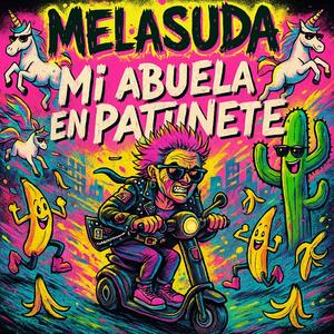 Mi abuela en patinete