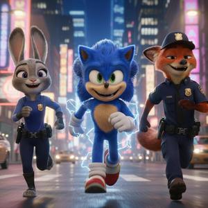 Sonic en Zootopia 2 (Fan Made)