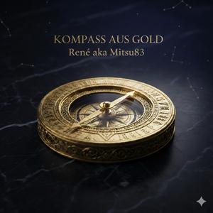 Kompass aus Gold