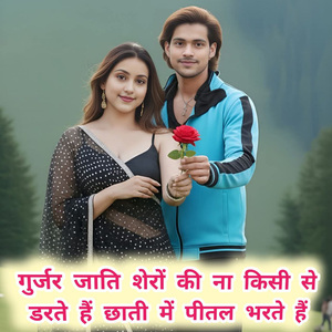 गुर्जर जाति शेरों की ना किसी से डरते हैं छाती में पीतल भरते