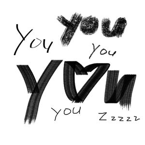 你，