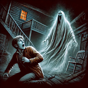 The ghosts are chasing you!　(Scary BGM)