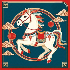 马踏新程  国风版