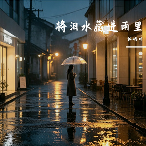 将泪水藏进雨里