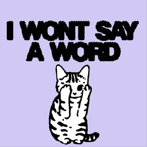 I WON'T SAY A WORD