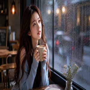 비 내리는 창가