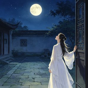 《借月光》