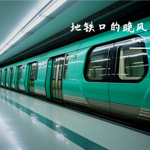 地铁口的晚风