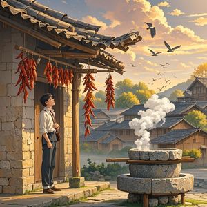 老屋檐下的糖
