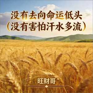 没有去向命运低头 (没有害怕汗水多流)