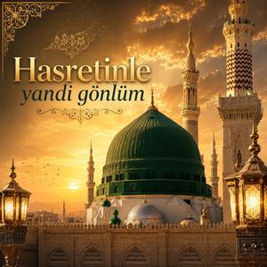 Hasretinle yandı gönlüm