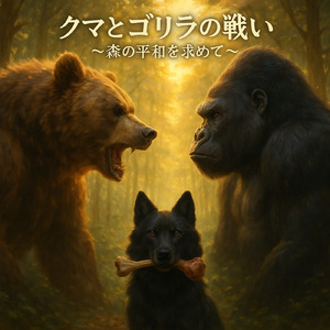 クマとゴリラの戦い ～森の平和を求めて～