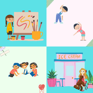 诗意的儿童游戏时间节奏