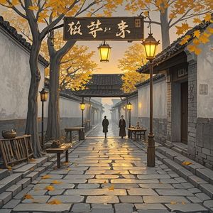 昏黄巷思