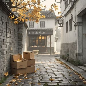 金陵旧巷梧桐影