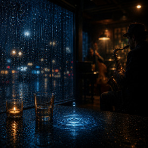 雨のジャズバー