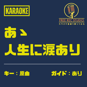あゝ人生に涙あり (カラオケ ガイドあり)